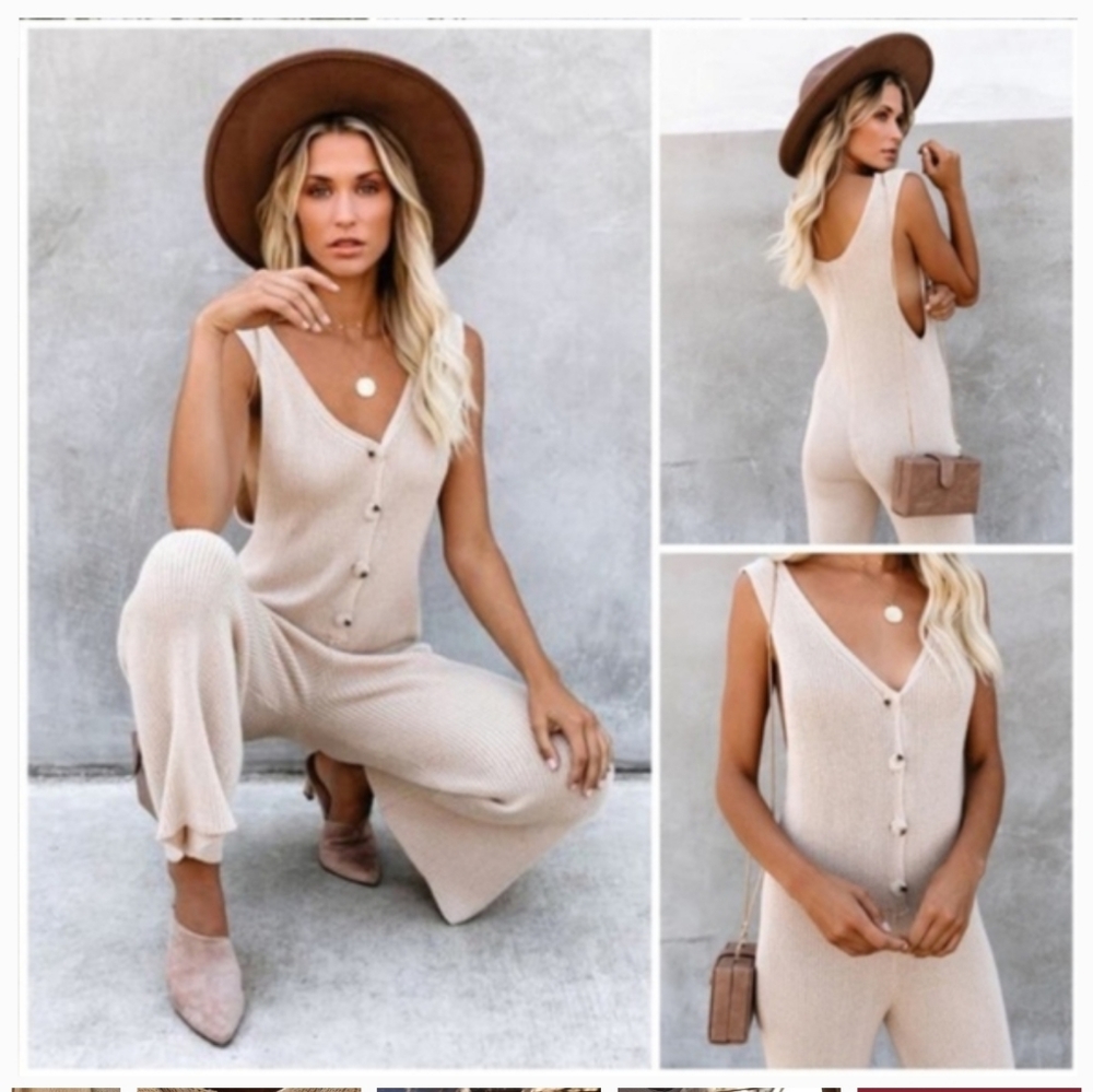 Etophe Studios Cropped Jumpsuit